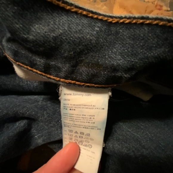 Tommy Hilfiger Slim Straight Leg 100% Cotton Denim Jeans (28x32) - Picture 6 of 6